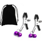 Sexy nipple clamps with bells bdsm