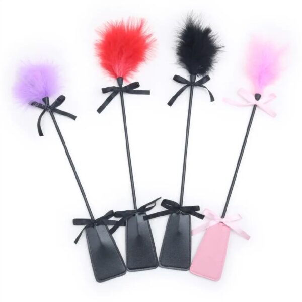 feather tickler with paddle