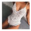 Women Floral Lace Bodysuit