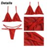 Eros Sexy Bra and Panty Lingerie Set