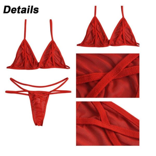 Eros Sexy Bra and Panty Lingerie Set