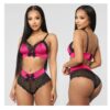 sexy lace bow-knot lingerie set