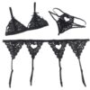 Eros Sexy Three-piece Lingerie Set
