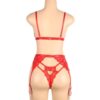 Eros Sexy Three-piece Lingerie Set