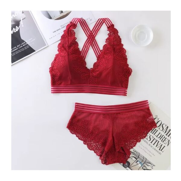 V Lace Bras Women Sexy Lingerie Set