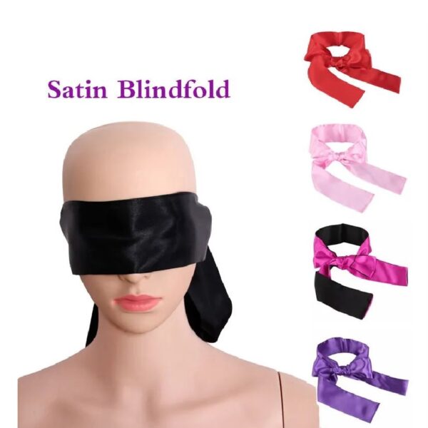 Soft satin blindfold bdsm