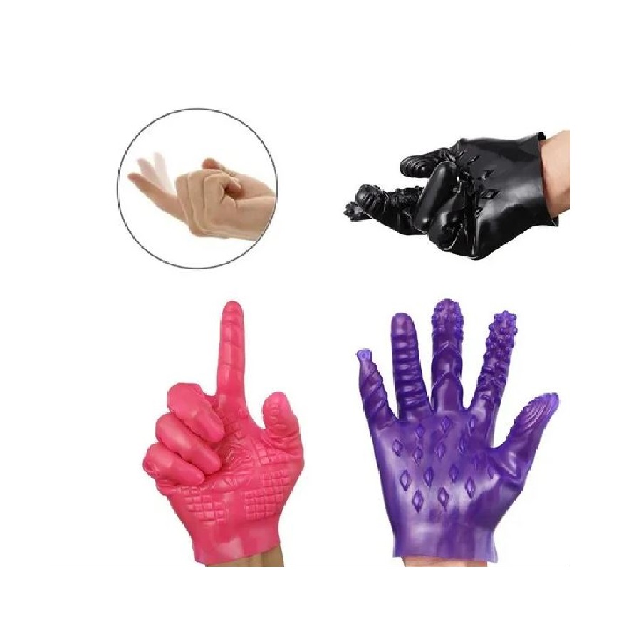 silicone sex gloves bdsm 